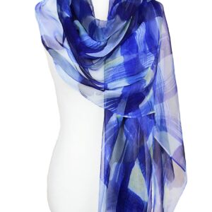 Soft and Flowing Hand Painted Silk Scarf