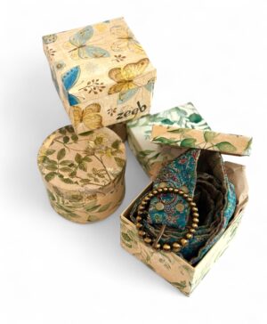 Royal Termeh Handcrafted Fabric Belt, Gift box included