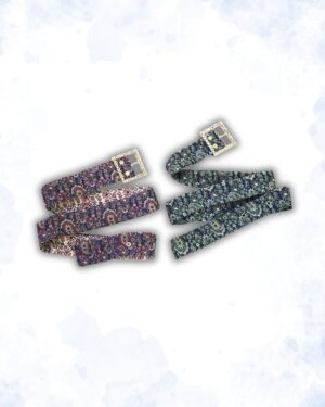 Jewel - Handcrafted Fabric Belt , Gift box included